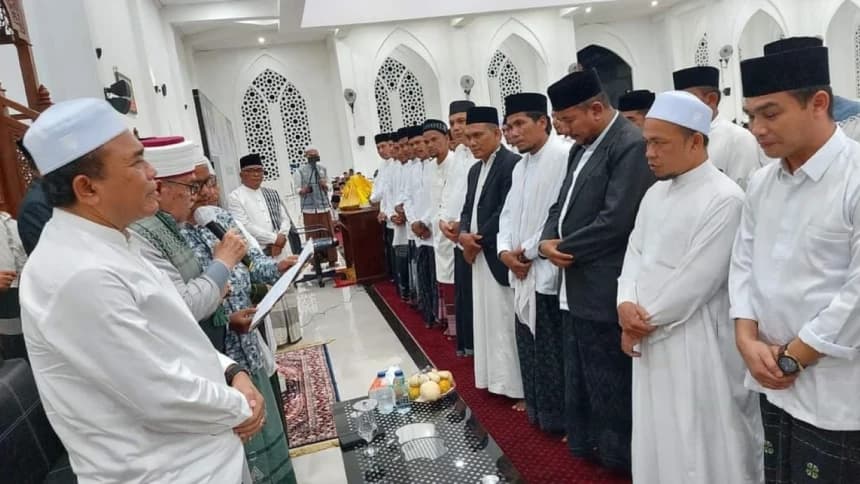 Abu MUDI Kukuhkan Pengurus Tastafi Pidie Jaya Aceh