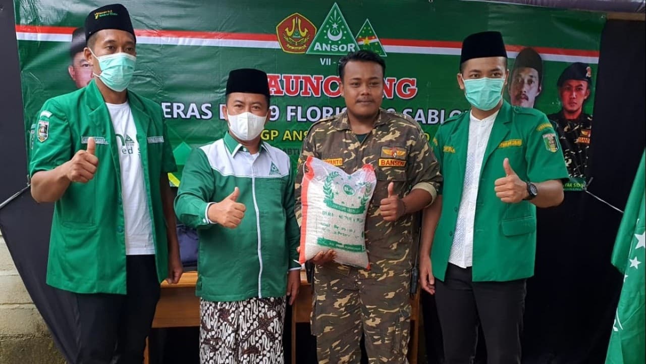 Pemuda Ansor Purbolinggo Lamtim Luncurkan Beras Premiun B9
