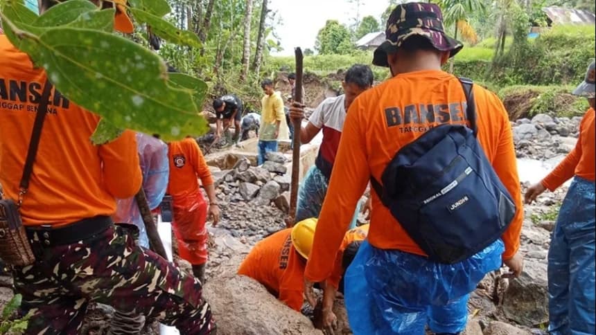 Banser Bagana Bangun 300 Meter Pipa Air Bersih di Agam, Kembali Mengalir Setelah 10 Hari Terputus