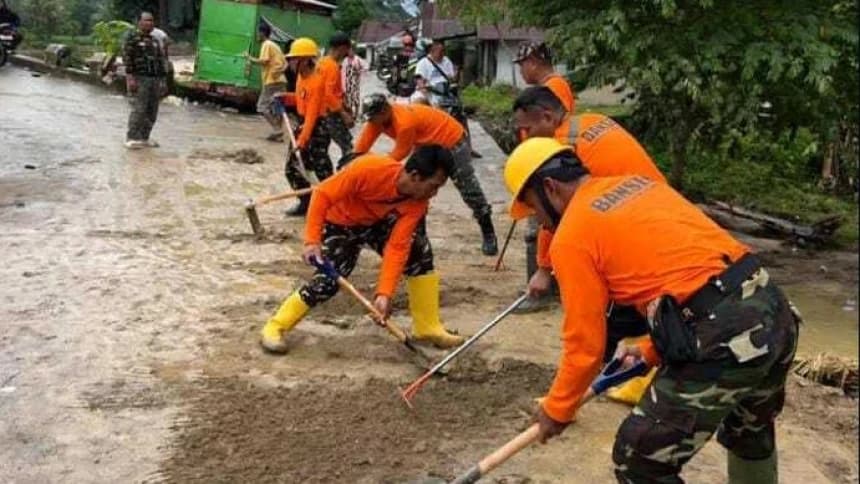 GP Ansor Sumbar Pulihkan Air Bersih, Bersihkan Fasiltas Umum hingga Atasi Trauma Anak