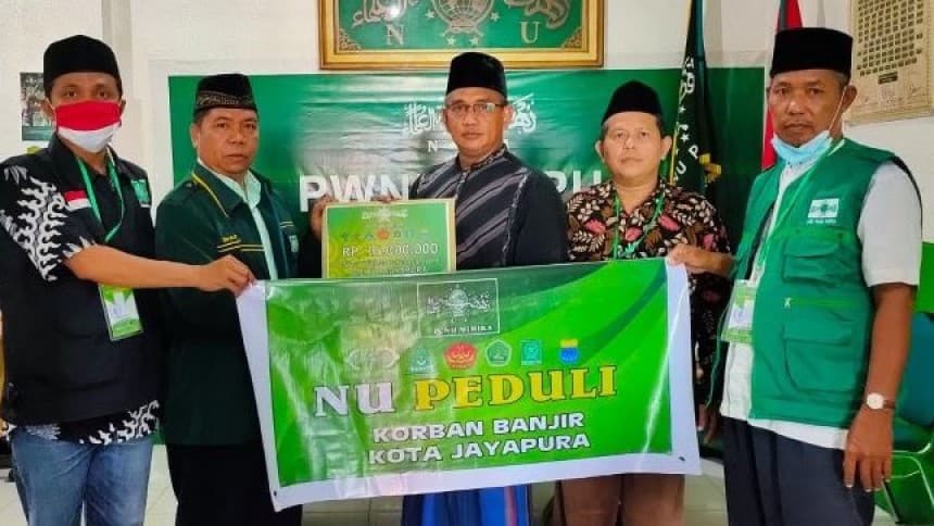 Nahdliyin Papua Salurkan Bantuan untuk Warga Terdampak Banjir dan Longsor