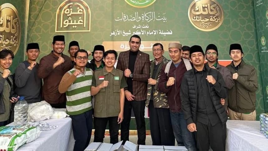 LAZISNU dan Lembaga Zakat di Mesir Berangkatkan 3 Truk Kontainer Bantuan Kemanusiaan ke Gaza 