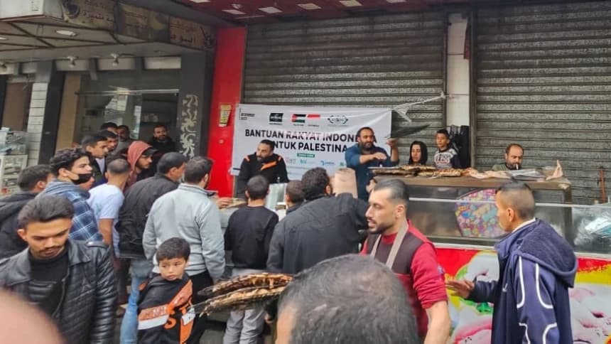 5 Ribu Warga Gaza, Yerusalem, dan Tepi Barat Palestina Terima Bantuan Kemanusiaan dari NU Care-LAZISNU