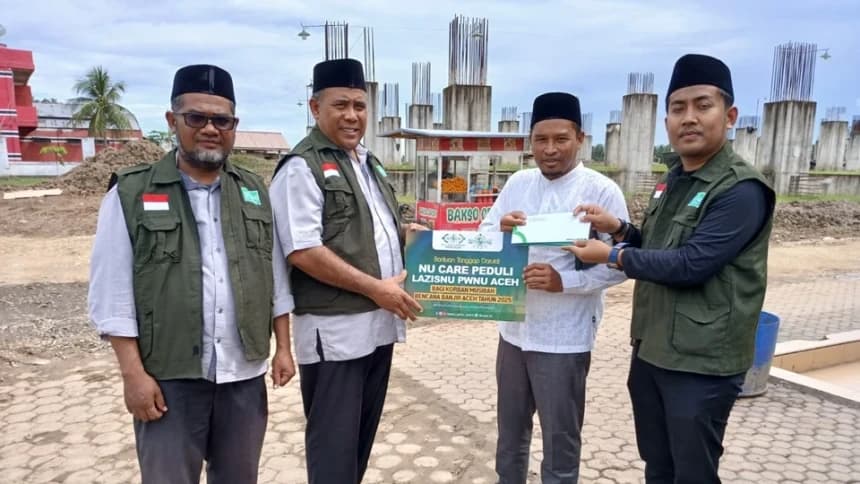 PCINU Maroko dan Timur Tengah Salurkan Bantuan untuk NU Aceh Utara melalui LAZISNU Aceh