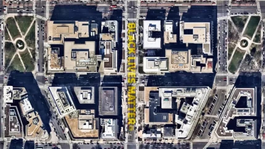 Penghapusan Plaza Black Lives Matter di Washington dan Sejarah Kelam di Belakangnya