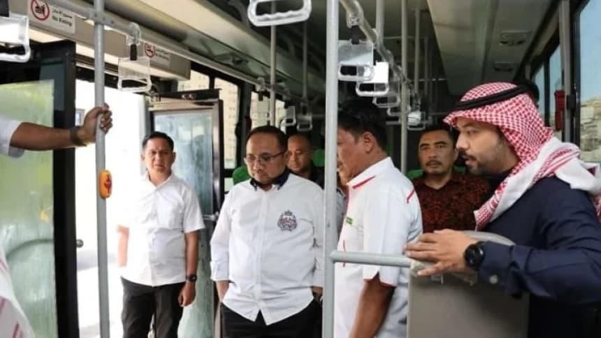 Bus Shalawat Layani 24 Jam Antar Jemput Jamaah dari 5 Kawasan Penginapan di Makkah