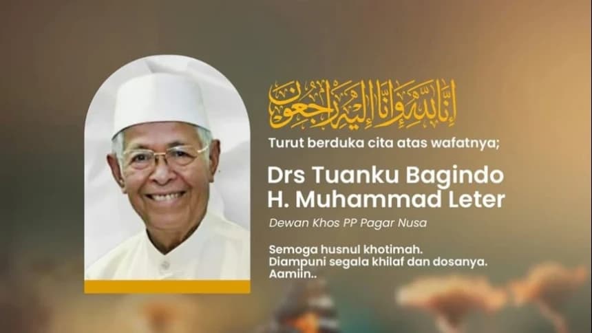 Innalillahi, Buya Bagindo Leter Ulama NU Minang Meninggal Dunia dalam Usia 91 Tahun