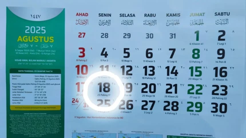 SKB Tiga Menteri Tetapkan Cuti Bersama pada 18 Agustus 2025