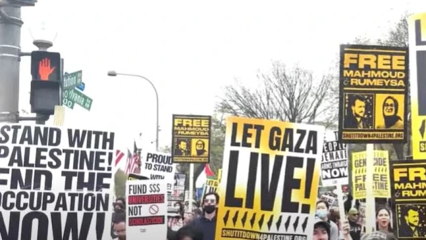 Ribuan Massa Padati Washington DC, Tuntut Stop Genosida di Gaza dan Embargo Senjata