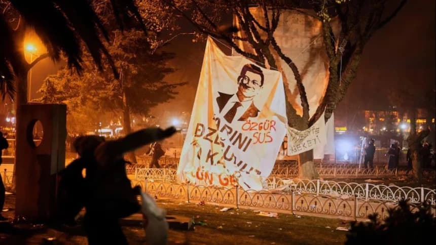 Demonstrasi Besar di Turki Buntut Penahanan Wali Kota Istanbul, Ribuan Orang Ditangkap