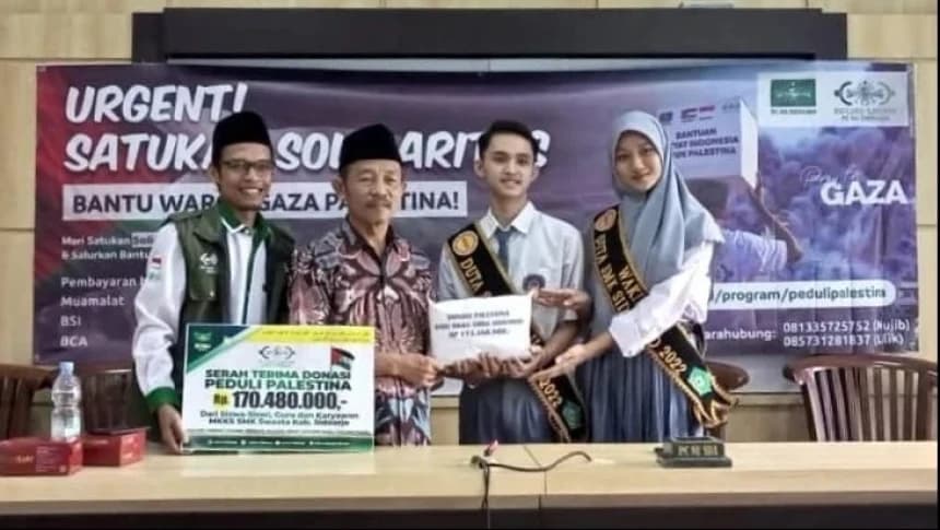 Donasi untuk Palestina yang Masuk ke LAZISNU Sidoarjo Hampir Rp500 Juta
