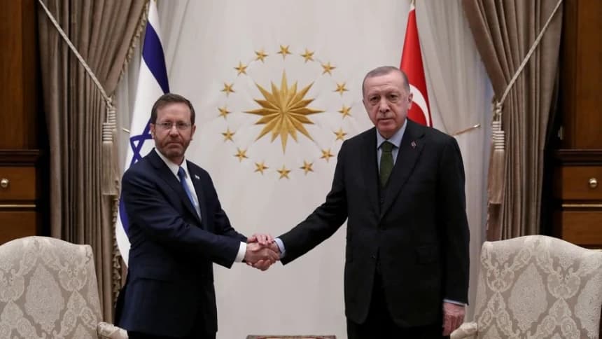 Bersejarah, Erdogan Bertemu Presiden Israel