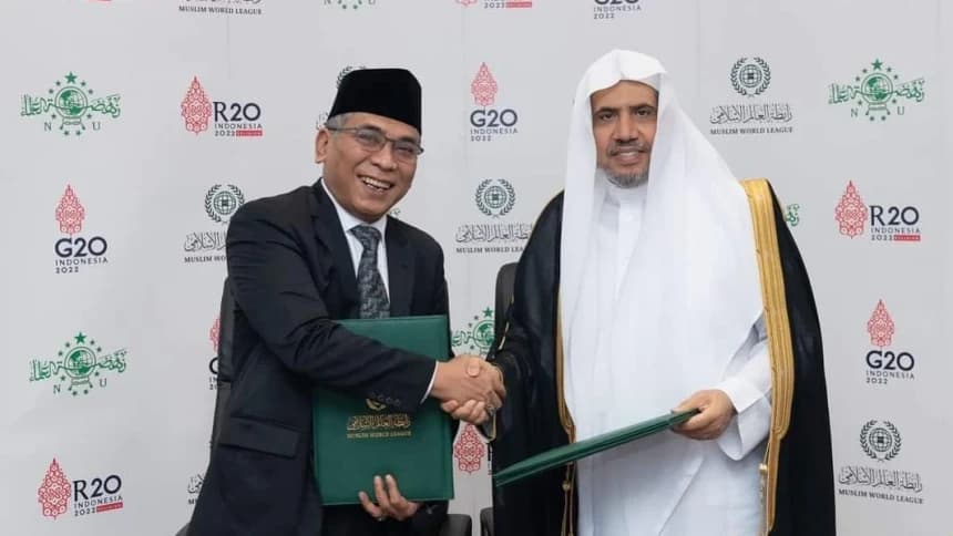 Liga Muslim Dunia Resmi Jadi Mitra PBNU di Forum R20