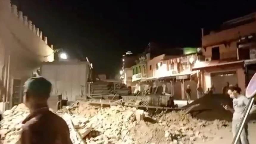 Lebih 800 Orang Meninggal Akibat Gempa Maroko