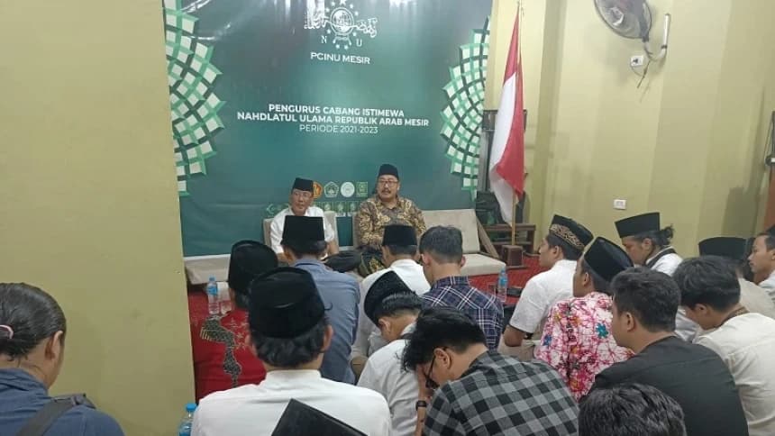 Ini Pesan Ketua PBNU saat Kunjungi Mahasiswa NU di Al-Azhar Mesir
