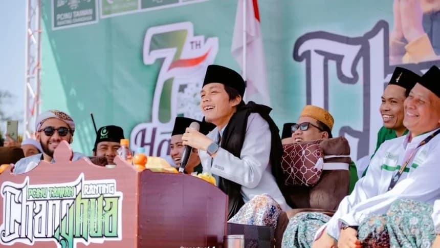 Hadiri Pengajian Akbar NU Taiwan, Ini Pesan Gus Iqdam untuk Para Pekerja Migran Indonesia di Negeri Formosa