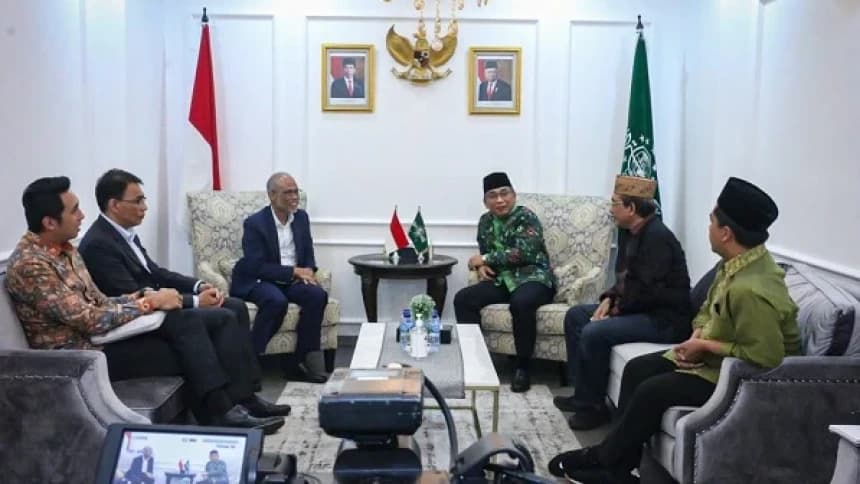 Ketum PBNU Terima Kunjungan Menteri Pembangunan Sosial Singapura, Bahas 3 Hal