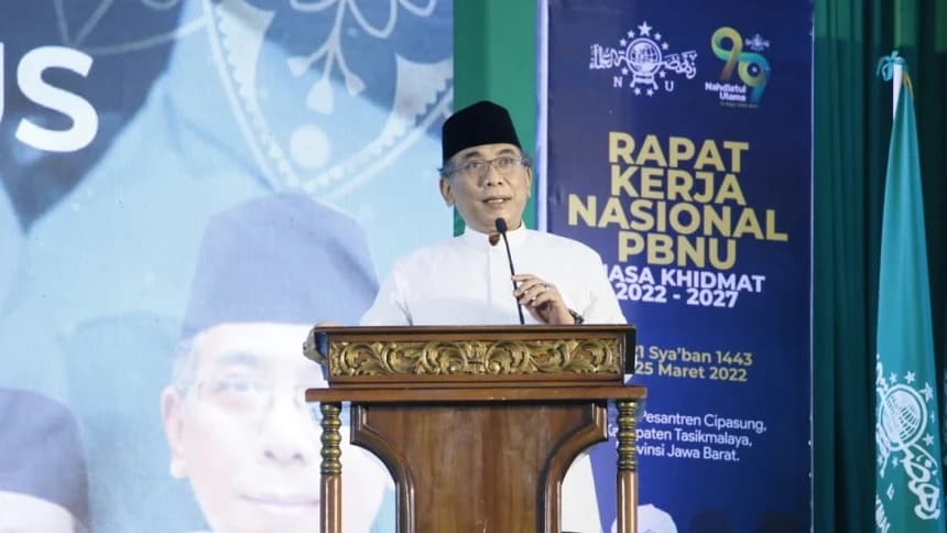 Di Pesantren Cipasung, Ketum PBNU Tegaskan Visi Menghidupkan Gus Dur