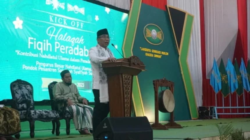 Gus Yahya Luncurkan Halaqah Fiqih Peradaban Jilid II di Pesantren Sukorejo