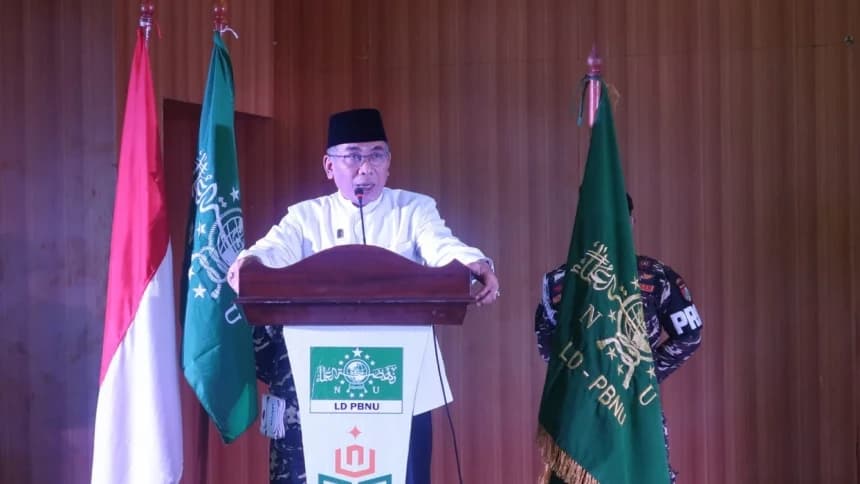 Buka Rakernas IX LD PBNU, Gus Yahya Tegaskan NU Bekerja Laksana Pemerintahan