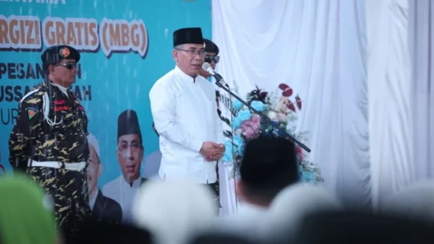 Gus Yahya Resmikan Pembangunan Dapur MBG di Pesantren Al-Hikamussalafiyah Purwakarta