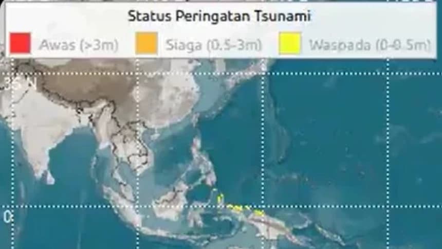 Gempa Magnitudo 8,7 Guncang Rusia, Wilayah Timur Indonesia Berpotensi Tsunami