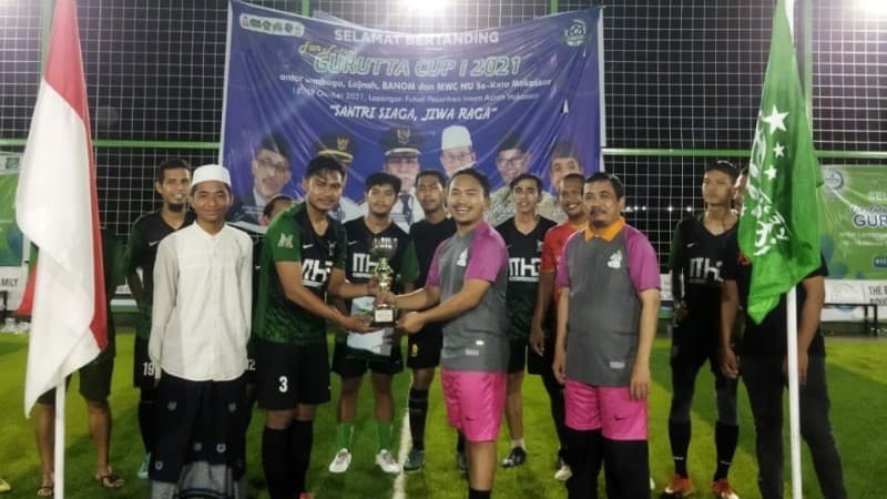 Laga Futsal NU Makassar, Ajang Perkuat Silaturahim Lintas Pengurus