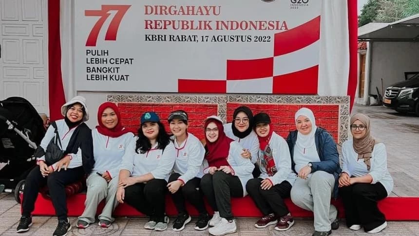 Merayakan HUT RI di Maroko: Gerak Jalan Santai hingga Beragam Jenis Lomba