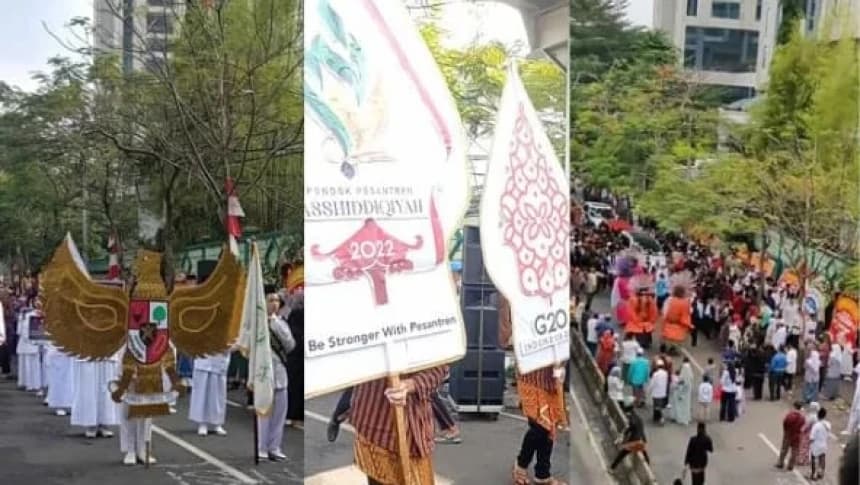 Karnaval Budaya di Harlah Asshiddiqiyah Jakarta Kalahkan Kemeriahan Citayam Fashion Week