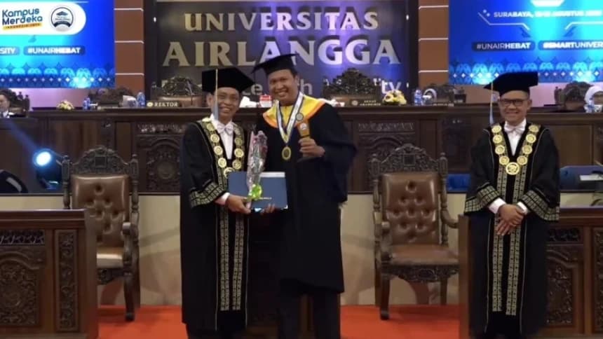 Aktivis Ansor asal Pati Jadi Wisudawan Terbaik Program Magister FISIP Unair