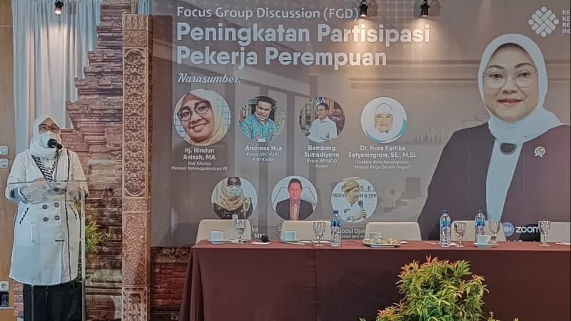 Stafsus Menaker: Partisipasi dan Peran Pekerja Perempuan Perlu Ditingkatkan