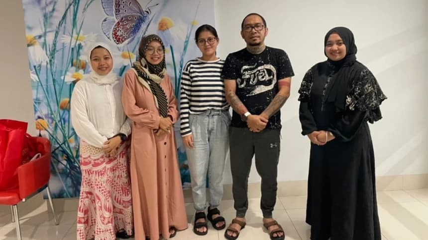 Jenguk David, Ketum IPPNU: Masih Pemulihan dan Kian Membaik