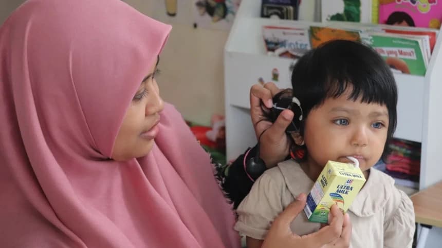 NU Care-LAZISNU Serahkan Hasil Penggalangan untuk Balita Penderita Gangguan Pendengaran