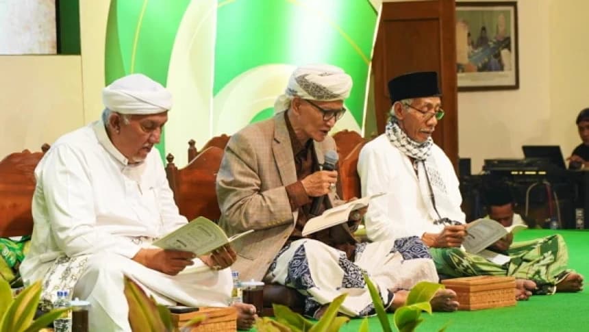 Kick Off Jalantara, Rais Aam PBNU Pimpin Pembacaan Kitab Karya Syekh Abdul Hamid Kudus