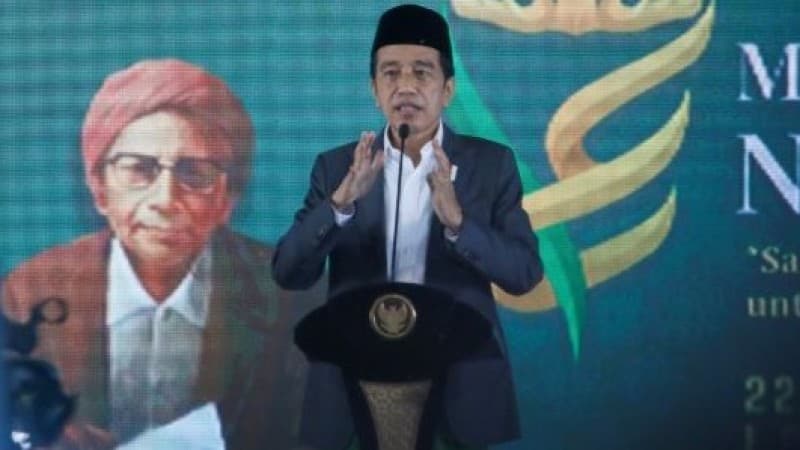 Buka Muktamar, Jokowi Sarankan Rajut Pemuda NU untuk Pemerataan Ekonomi