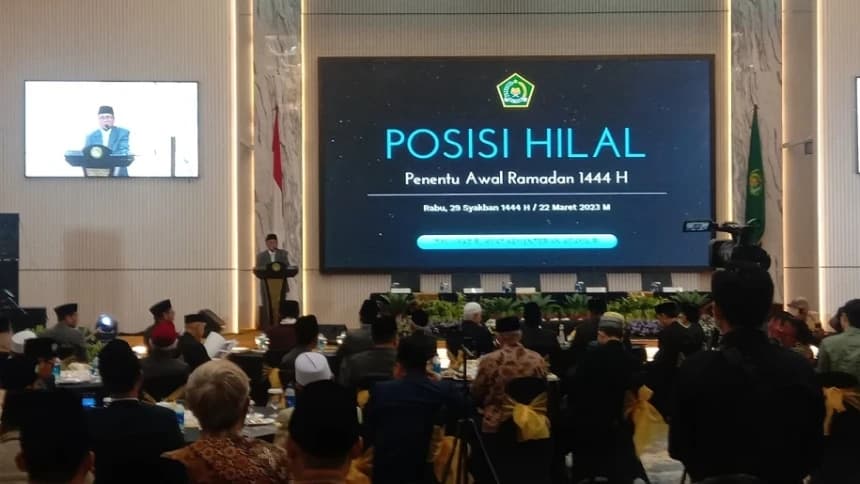 Kemenag: Ketinggian Hilal di Indonesia Sudah Penuhi Kriteria MABIMS