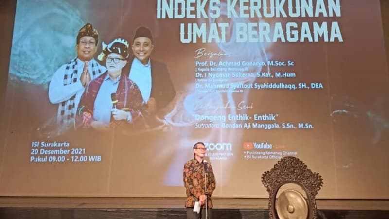 Kemenag Luncurkan Indeks Kerukunan Umat Beragama 2021