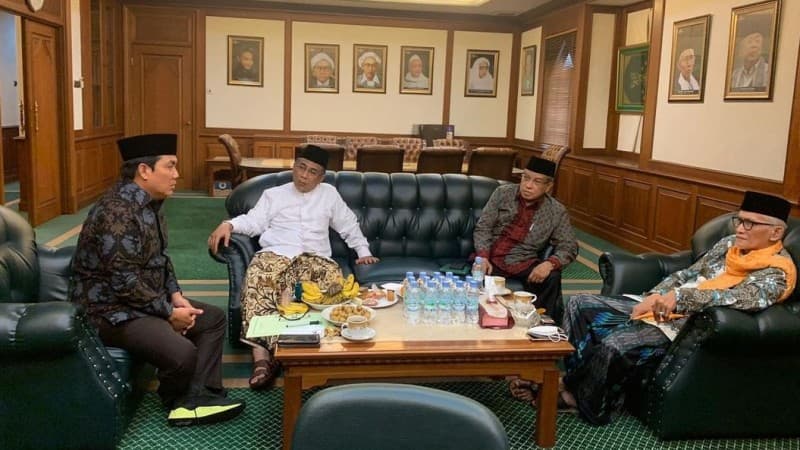 Jelang Muktamar NU, Kiai Said Aqil dan Gus Yahya Bertemu