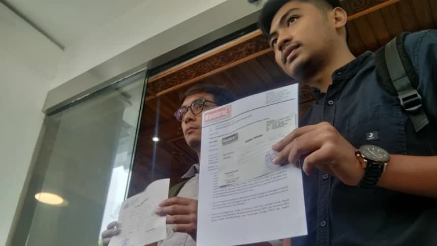 KontraS dan ICW Datangi Kantor KPU, Minta Kejelasan KPU terkait Permasalahan Sirekap dan KPPS