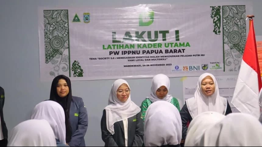 Gelar Lakut Perdana di Papua Barat, Bukti Komitmen IPPNU Lakukan Pemerataan Kaderisasi