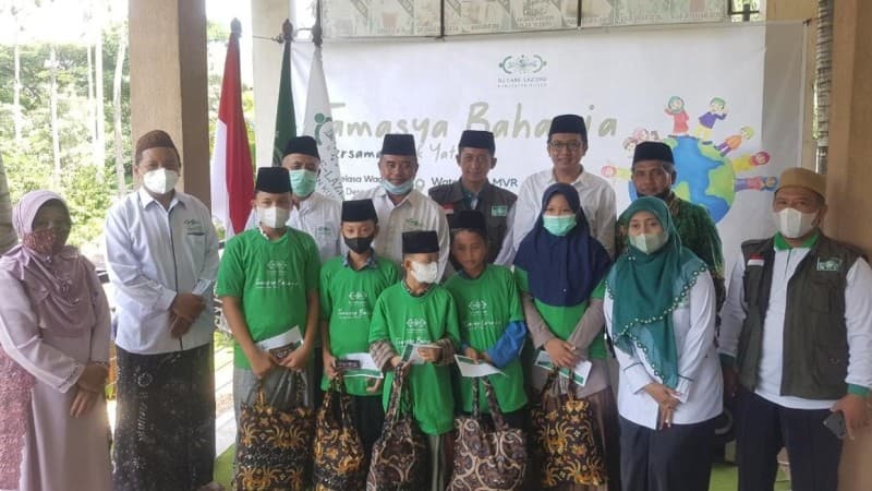 LAZISNU Kudus Ajak 200 Yatim Piatu Tamasya Bahagia