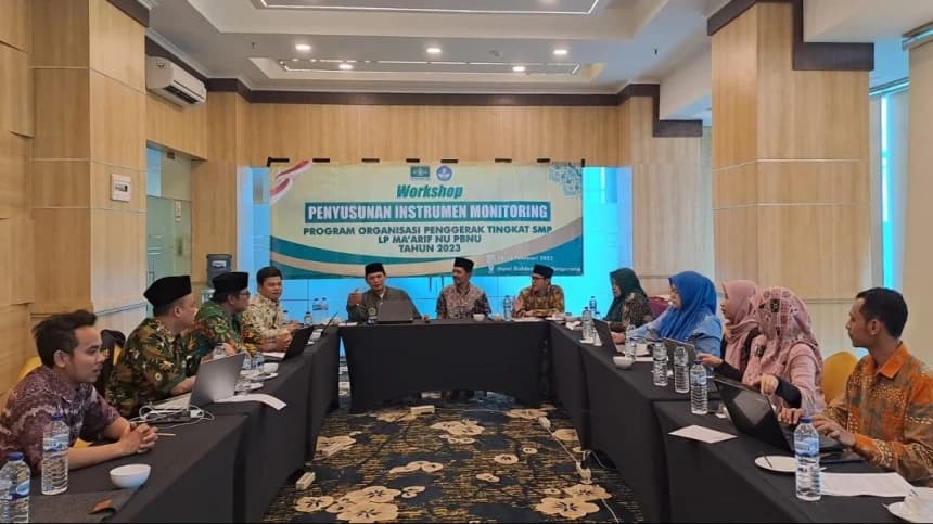Ukur Ketercapaian POP, LP Ma'arif NU PBNU Gelar Workshop Monitoring