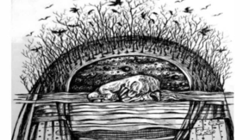 Pelukis Nabila Dewi Gayatri Hadirkan Pameran Tunggal Drawing 'Owah Gingsir' di Surabaya