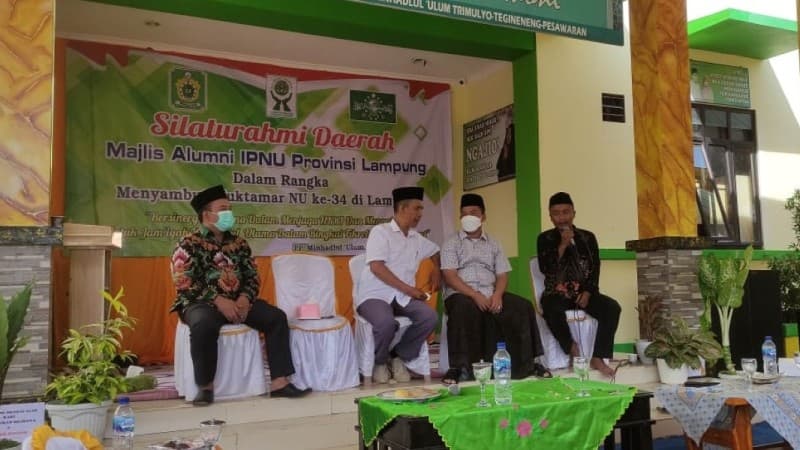 ​Enam Titik Ngopi Bareng Majelis Alumni IPNU Lampung Saat Muktamar NU