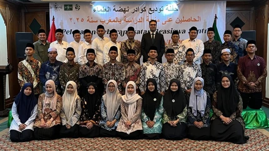 PBNU Lepas 24 Santri Peraih Beasiswa Kuliah di Maroko
