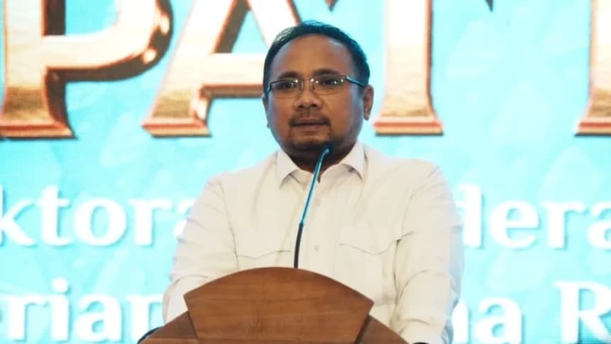 Menag: Mulai Tahun 2024 KUA Mencatat Pernikahan Semua Umat