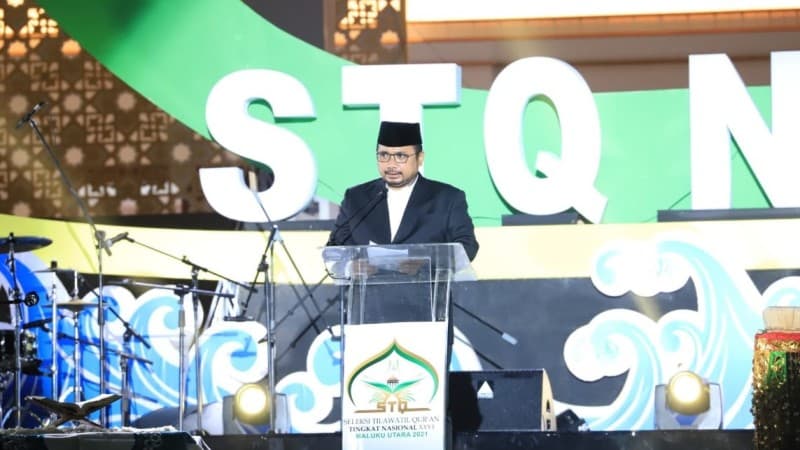 Dari Sofifi, Menag Yaqut Harap Spirit Islam Damai Lebih Membumi