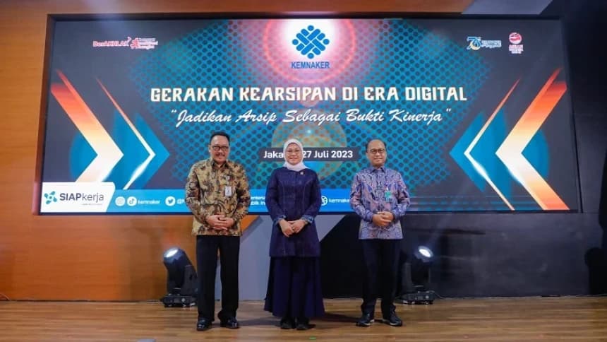 Kemnaker Komitmen Implementasikan Transformasi Digital Kearsipan Bidang Ketenagakerjaan
