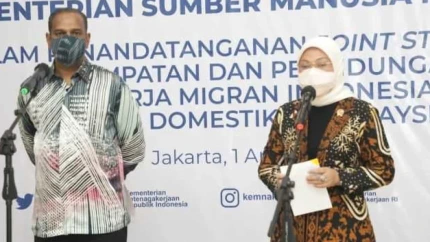 Indonesia-Malaysia Sepakati Upah Minimun PMI 5,2 Juta Rupiah