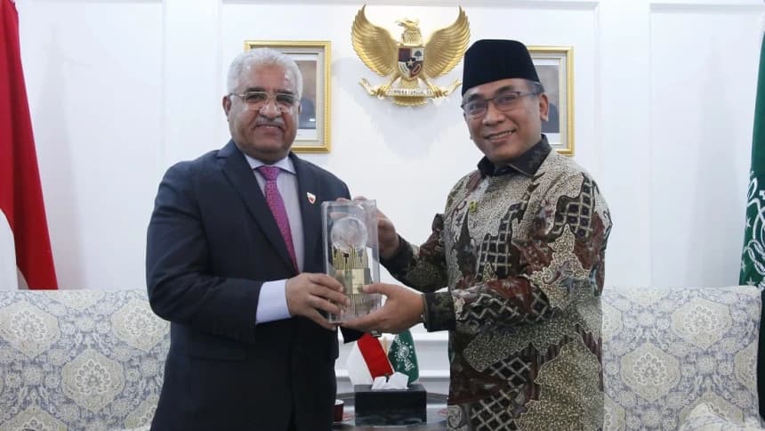 Terima Kunjungan Dubes Bahrain, Ketum PBNU Bahas Penyelesaian Konflik Israel-Palestina